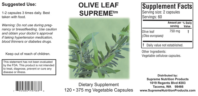 Olive Leaf Supreme